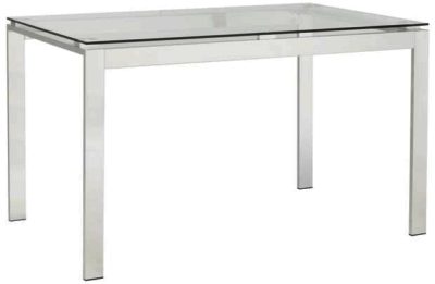 Houston Chrome and Glass 160cm Dining Table Houston Chrome and Glass 160cm Dining Table